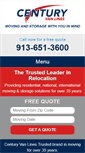 Mobile Screenshot of centuryvanlines.com